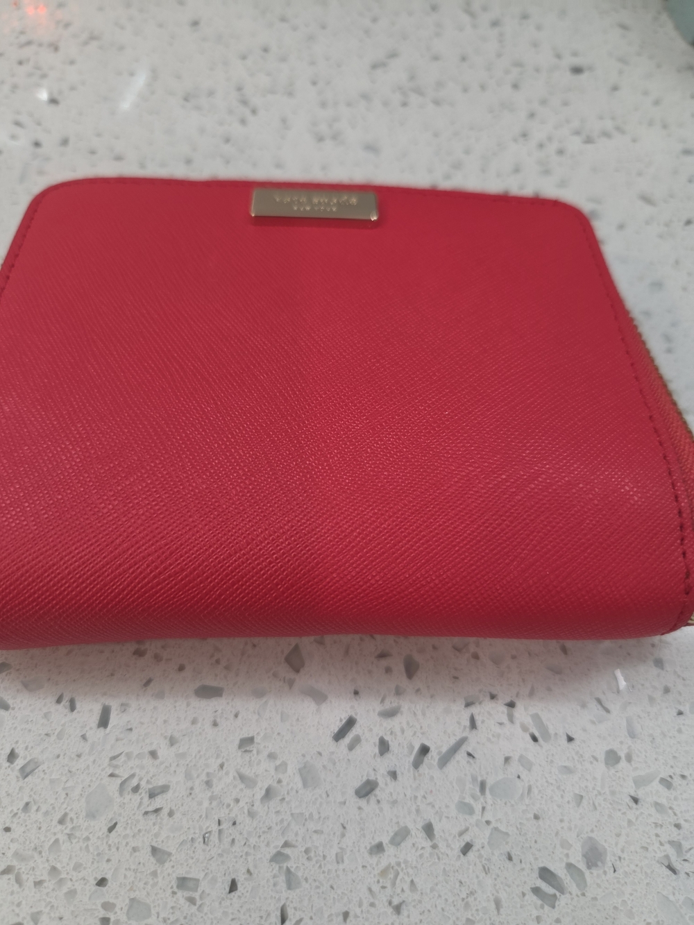 kate spade Red zip-around wallet
